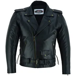 Motorradjacke PROANTI Gr. M, schwarz, Jacken, M, Obermaterial: 100% Büffelleder. Futter: 100% Polyester