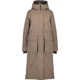 Didriksons Leya Parka Long 3 mocha brown braun 40