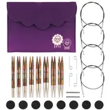 KnitPro austauschbare Rundstricknadelspitzen Deluxe-Set – Symfonie (3,50–8,00 mm), Bunt