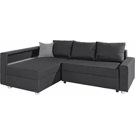 Collection AB Ecksofa »Relax L-Form«, inklusive Bettfunktion, Federkern, wahlweise mit RGB-LED-Beleuchtung grau