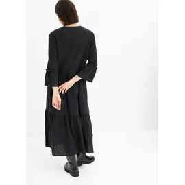 bonprix Maxikleid Schwarz 38