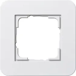 Gira Abdeckrahmen 1fach Reinweiß/Reinweiß 0211410