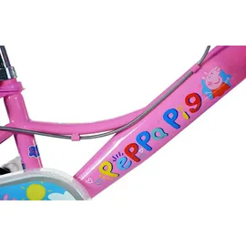 DINO BIKES Peppa Wutz Pig 12 Zoll RH 28 cm rosa