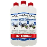 PANDACLEANER® Isopropanol/Reinigungsalkohol - 3000ml - Reinigungsflüssigkeit für Haushalt, Handwerk & Industrie - Mit Dosiervorrichtung