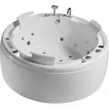 JV Möbel Luxus Whirlpool Badewanne 180 x 74 cm (1-tlg)