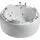 JV Möbel Luxus Whirlpool Badewanne 180 x 74 cm (1-tlg)