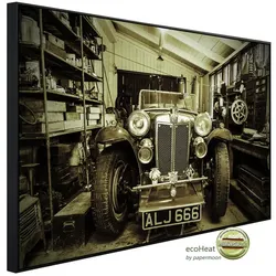 papermoon Infrarotheizung »EcoHeat - Vintage Sportwagen«, Matt-Effekt - bunt