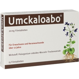 Dr Willmar Schwabe GmbH & Co KG UMCKALOABO 20 mg Filmtabletten 15 St