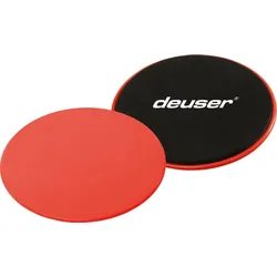 DEUSER® SLIDERS SCHWARZ/ROT EINHEITSGRÖSSE