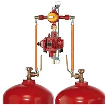 GOK 2-Flaschenanlage Großflasche 33kg, 4kg/h 50 mbar auto