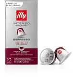 Illy, 100 Kapseln Kompatibel Nespresso 10 Packung 10 Kaffee Gusto Intenso