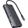 Icy Box 12-in-1 DockingStation mit dreifacher Videoausgabe (2X HDMI, 1x VGA, USB-C PD 100W, Gigabit LAN, Audio, SD/microSD Kartenleser, 2X USB-A 3.2, 2X USB-A 2.0, Aluminium, 5 Gbit/s), IB-DK4062-CPD