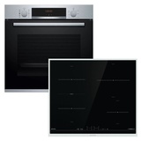 Bosch+Gorenje Bosch Einbau-Backofen mit Gorenje Induktionskochfeld PowerBoost Neu