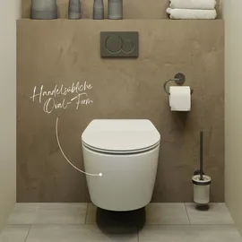 Lenz Jeno Wand-WC mit WC-Sitz Weiß
