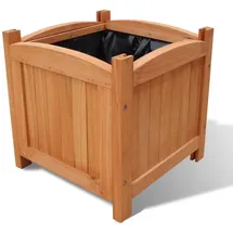 vidaXL Pflanzkübel aus Holz 30 x 30 x 30 cm 2 St.
