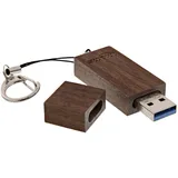 InLine Woodstick 64GB Walnuss USB 3.0