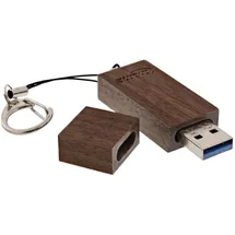 InLine Woodstick 64GB Walnuss USB 3.0