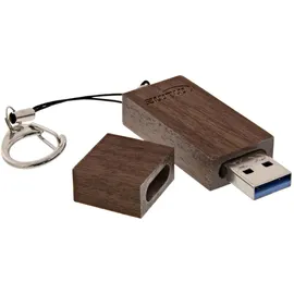 InLine Woodstick 64GB Walnuss USB 3.0