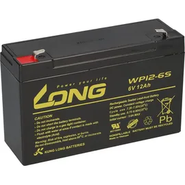 KungLong Bleiakku kompatibel Defibrillator 8340 6V 12Ah AGM Blei 10Ah