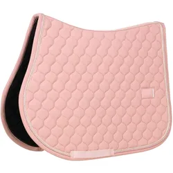 Kentucky Horsewear Schabracke Springen Rubber Logo - hellrosa - Warmblut Springen