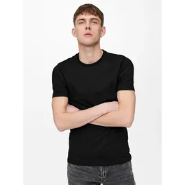 Only & Sons T-Shirt & SONS Mens Black O-NECK