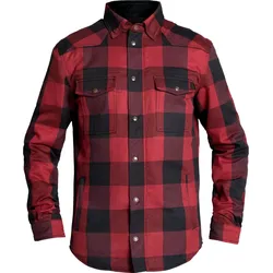 John Doe Motoshirt Rot Motorradhemd - L