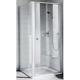 Kermi Sanitär Kermi Ibiza 2000 STW 0750x1750, silber mattglanz, ESG Opaco mit KermiClean I2STW075171YK