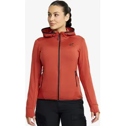 Waffle Hoodie Damen Cinnabar, Größe:XS - Damen > Oberteile > Hoodies - Rot