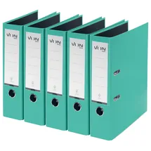 Leitz Ordner DIN A4 80 mm Mintgrün 5 St.