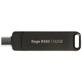 Patriot Rage R550 512GB USB A+C Alu 100MBs