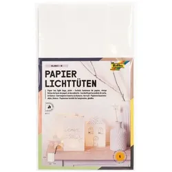 folia Papier-Lichttüten »Blanko M« 5 Stück