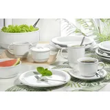 6 x Cappuccinoobertasse, Inhalt: 0,22 ltr., Form Thomas TREND, Porzellan, uni weiss