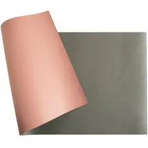 Exacompta Schreibunterlage Home Office aus zweifarbigem Kunstleder (Polyurethan), Grau,