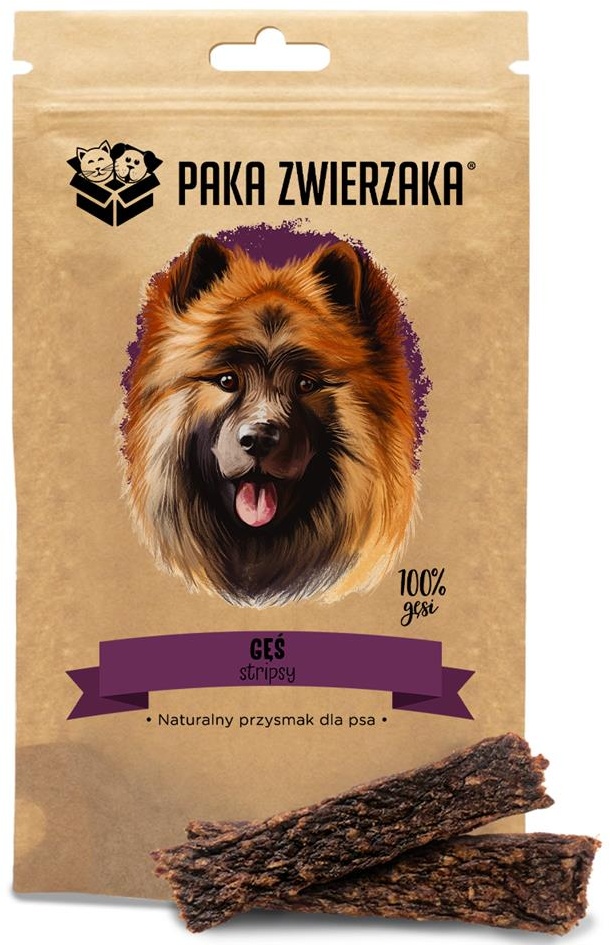 PAKA ZWIERZAKA Strips 100% Gans 80g