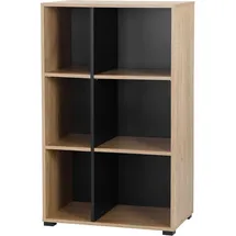 PLACES OF STYLE Moid Aktenregal 64,5 x 40 x 106 cm braun