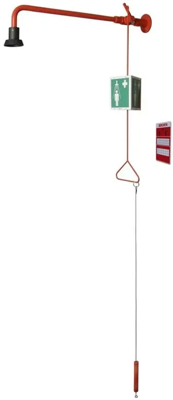 - LAB Body shower wall mounted exposed piping