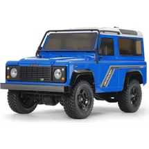 TAMIYA RC-Auto Land Rover Defender 90 CC-02 4CH Bausatz blau