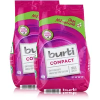 burti Compact Feinwaschmittel 1,1kg- Waschpulver (2er Pack)