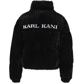 Karl Kani KK Og Fuzzy Corduroy Short Puffer Jacket schwarz L