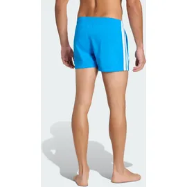 adidas 3-Streifen Badeshorts Bright Blue/White M