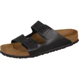 Birkenstock Arizona Naturleder schmal schwarz 45