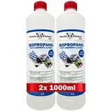 PandaCleaner Isopropanol/Reinigungsalkohol - 2000ml - Reinigungsflüssigkeit für Haushalt, Handwerk & Industrie - Mit Dosiervorrichtung