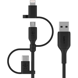 Belkin USB-C auf USB-A/Micro-USB/Lightning 1 m Schwarz