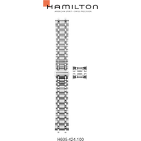 Hamilton Metall Jazzmaster Band-set Edelstahl H695.424.100 - silber
