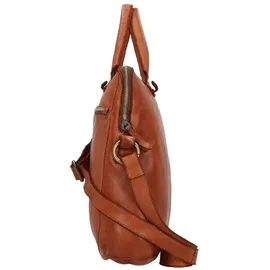 Harold's Submarine Handtasche Leder 38 cm Laptopfach braun