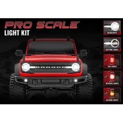 PRO SCALE LED LICHT-SET KOMPLETT TRAXXAS TRX-4M BRONCO 9783