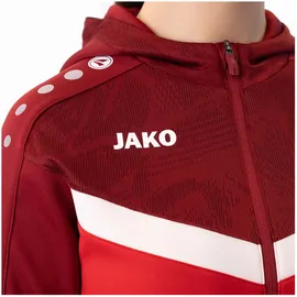 Jako Damen Kapuzenjacke Iconic Rot/Weinrot 40