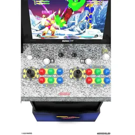 Arcade1Up Marvel Vs Capcom 2 Retro-Konsole Schwarz + 2 Controller + Spider-Man