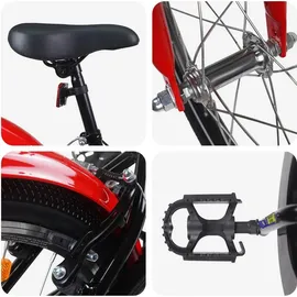 vidaXL Kinderfahrrad 18 Zoll blau/weiß