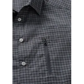Maier Sports Kurzarmhemd Grau 54